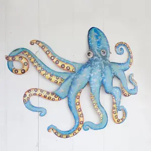 metal octopus wall hanging