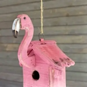 Flamingo Bird House
