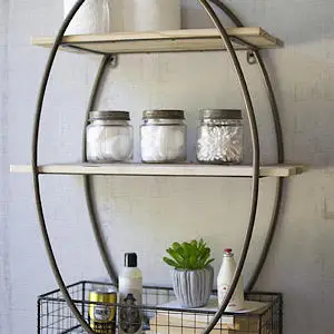 Wrought and Wood Shelf